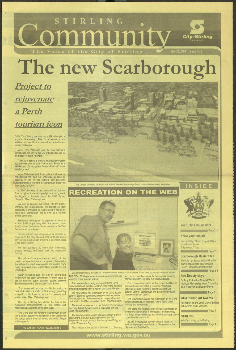 The Voice of the City of Stirling insert published in The Stirling Times 25/05/2004