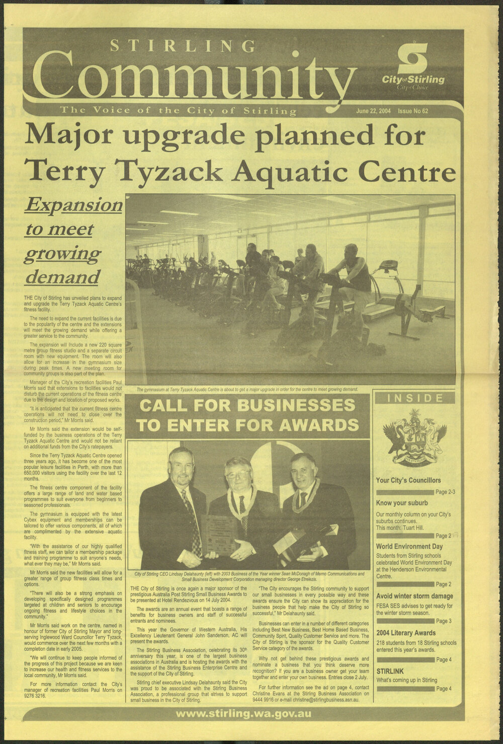 The Voice of the City of Stirling insert published in The Stirling Times 22/06/2004