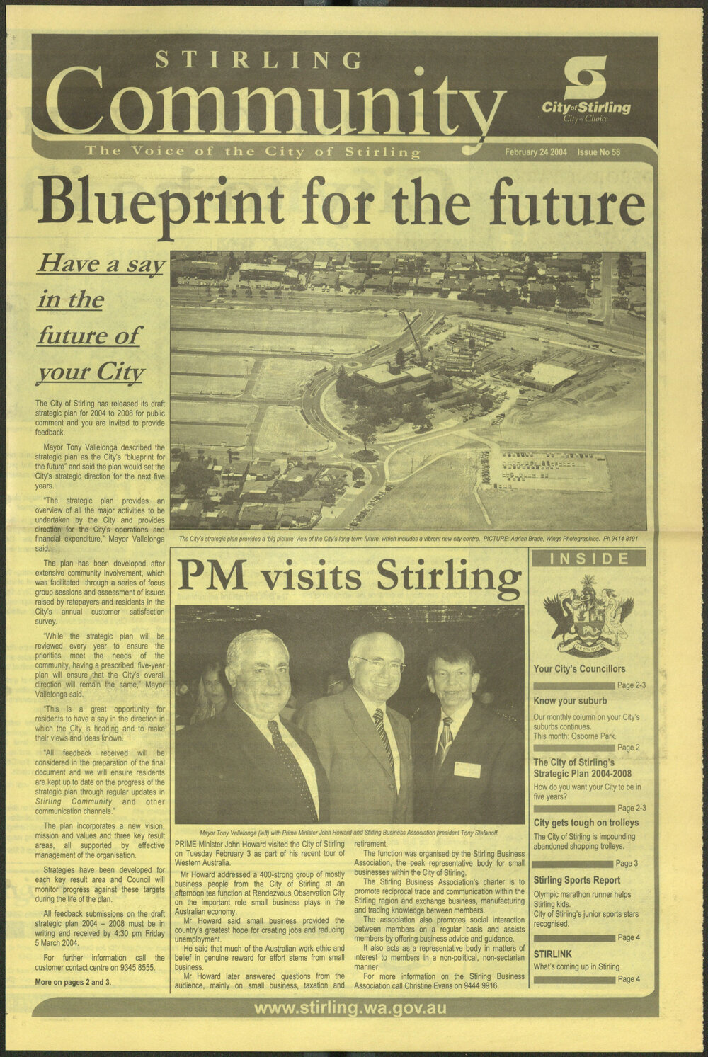 The Voice of the City of Stirling insert published in The Stirling Times 24/02/2004