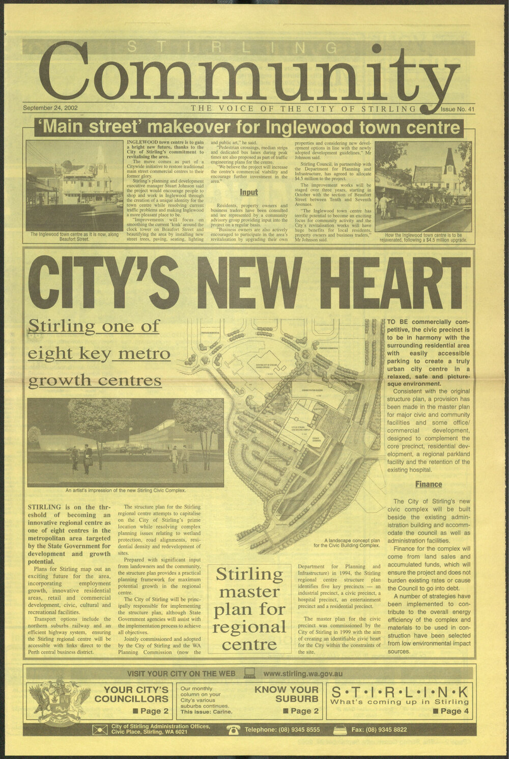 The Voice of the City of Stirling insert published in The Stirling Times 24/09/2002