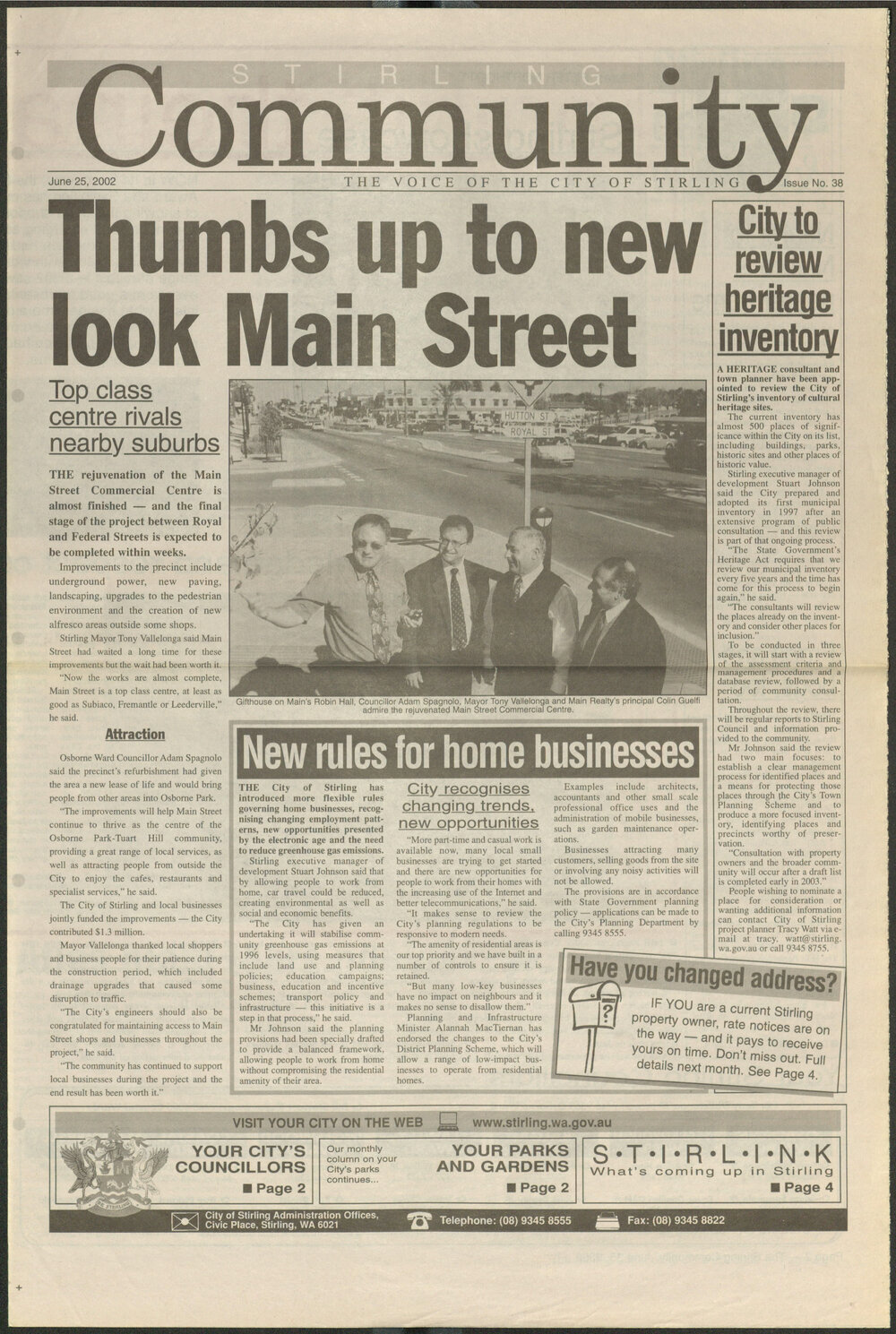 The Voice of the City of Stirling insert published in The Stirling Times 25/06/2002