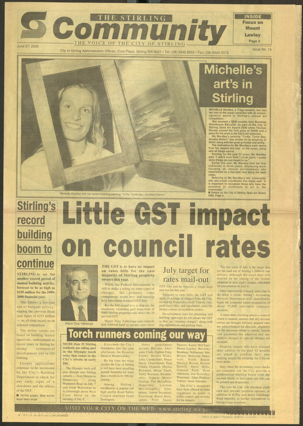The Voice of the City of Stirling insert published in The Stirling Times 27/06/2000