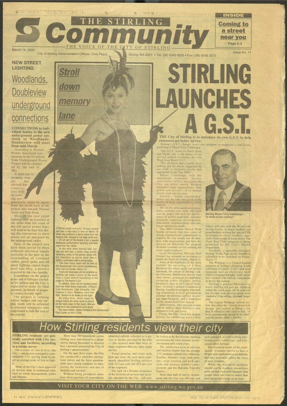 The Voice of the City of Stirling insert published in The Stirling Times 14/03/2000