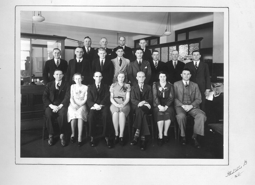 Perth Road Board Chairman and Staff