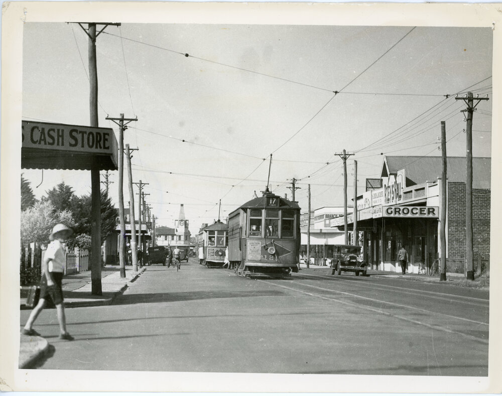 Trams on Beaufort Street in Inglewood