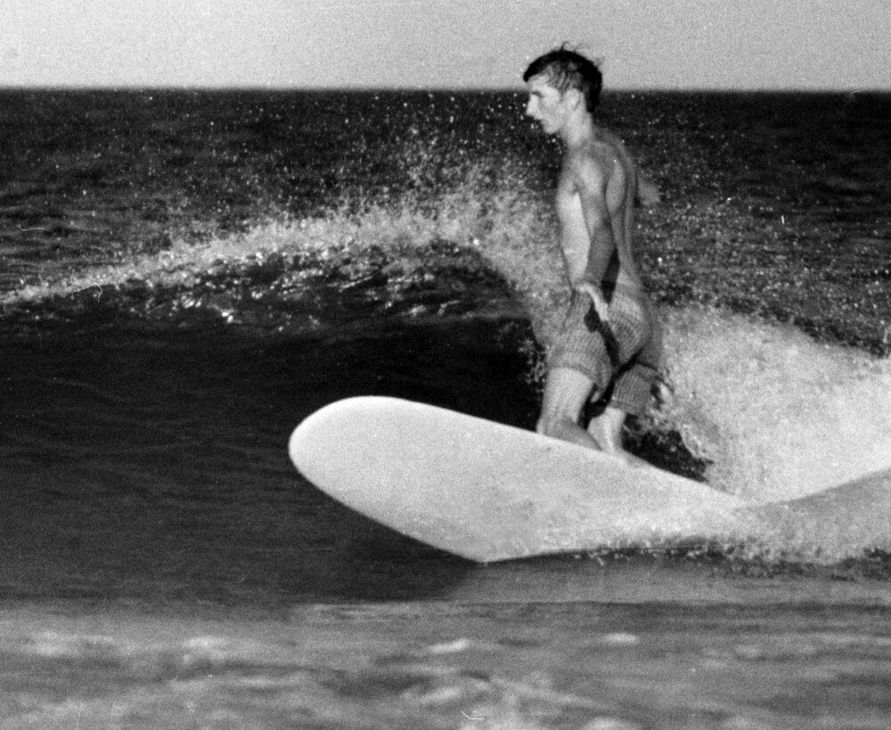 Jim King at Trigg island