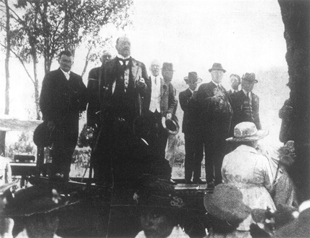 Opening speeches at the 1920 Osborne Park Show