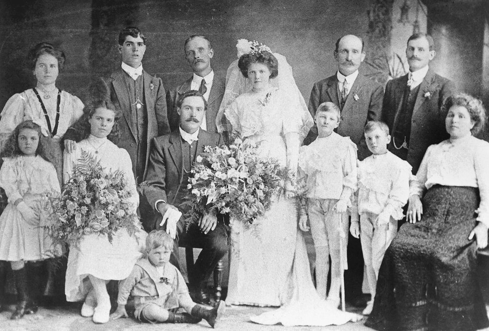 Wedding of John Arthur Robinson and Ada Robinson