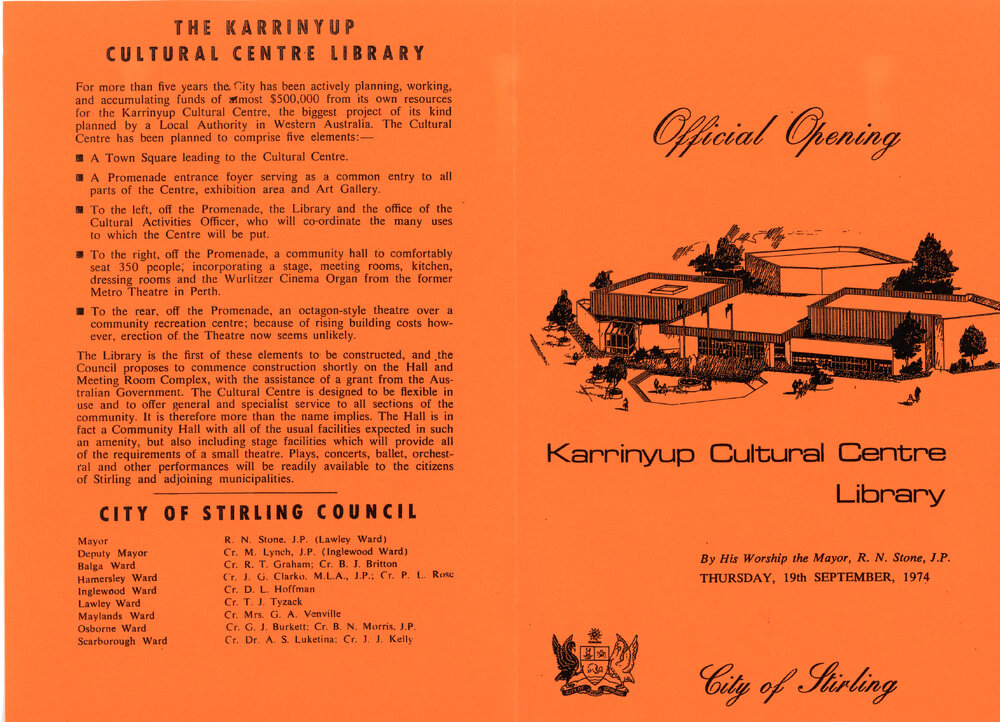 Karrinyup library opening program