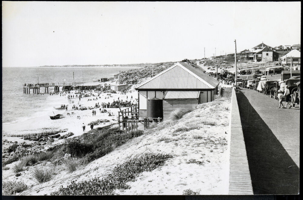 A view of North Beach in 1935 