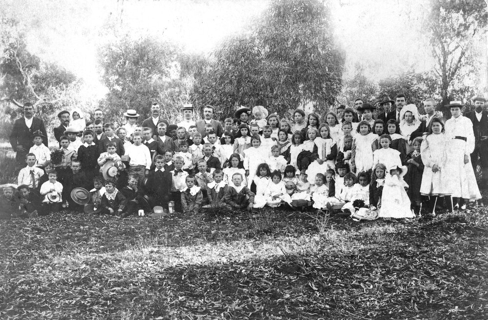 Sunday school picnic in Meekatharra
