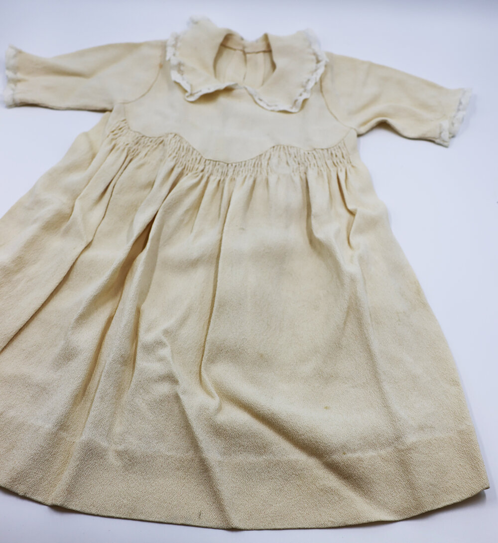 Baby dress belonging to Dosta Stoicheva