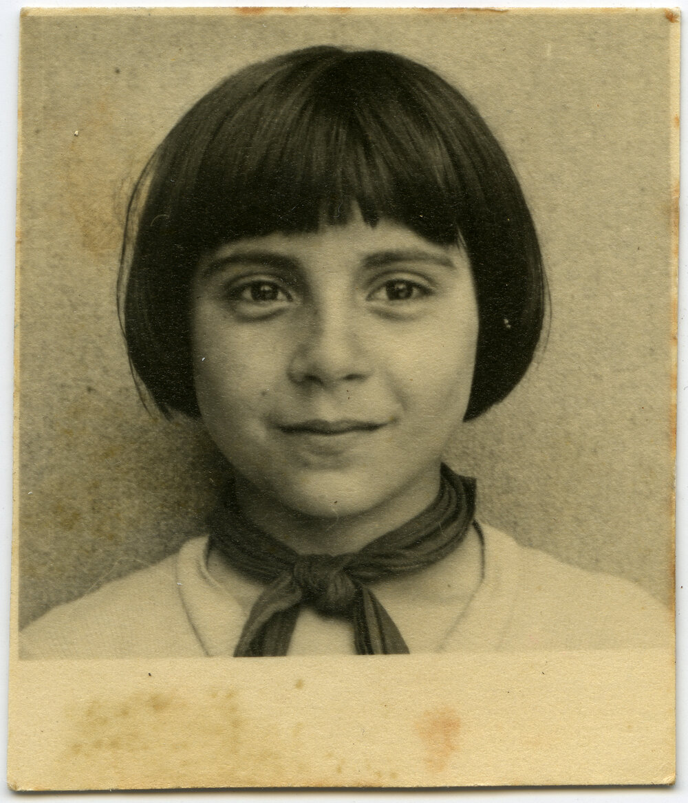 Portrait of Dosta Stoicheva as a young girl