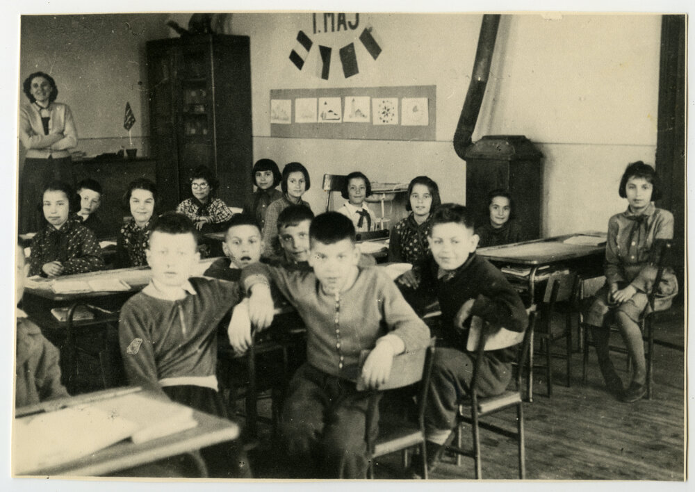 Dosta Stoicheva in the orphanage in Czechoslovakia 