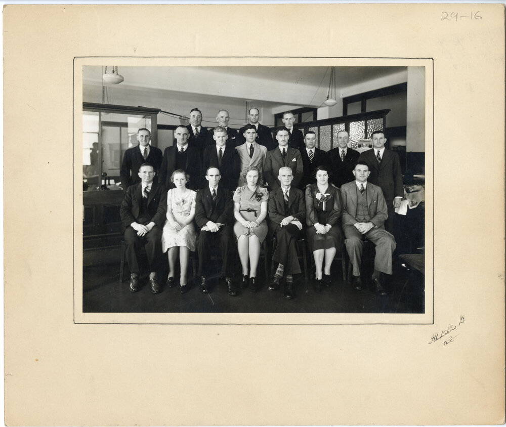 Perth Road Board Chairman and Staff