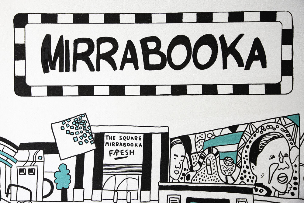 MIrrabooka Illustrated Map by Yani Mengoni