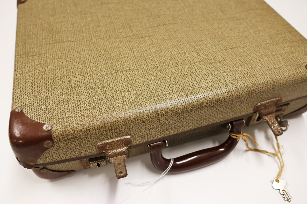 School case belonging to Linda Newell