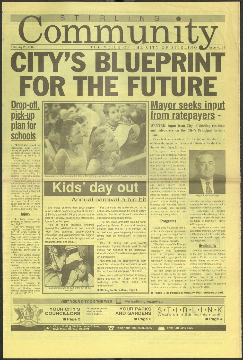 The Voice of the City of Stirling insert published in The Stirling Times 26/02/2002