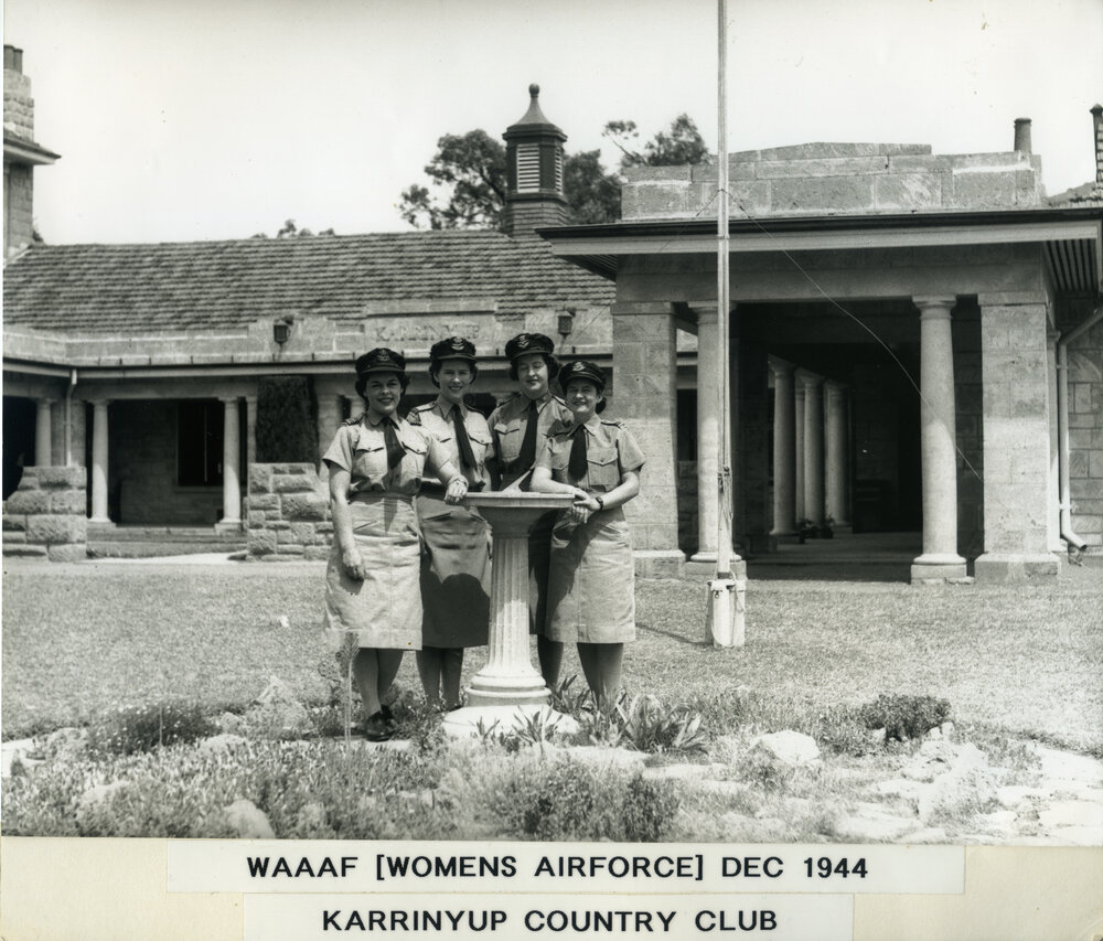 WAAF Womens Airforce Karrinyup Country Club