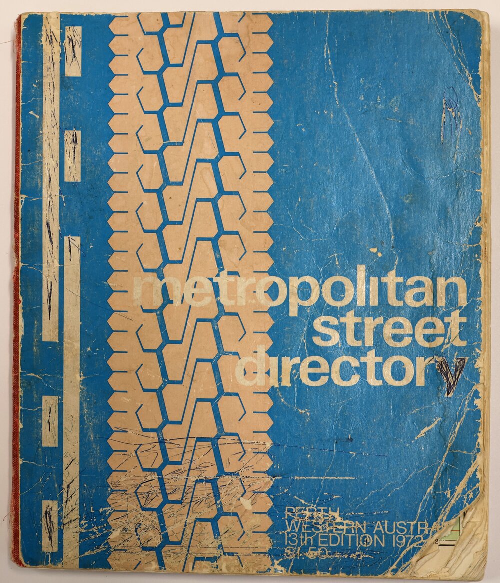 Metropolitan Street Directory, Perth Western Australia, 13th edition, 1972