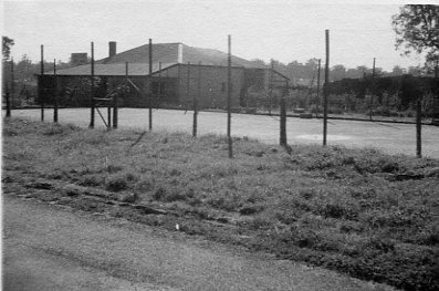 Schultz family home and tennis court