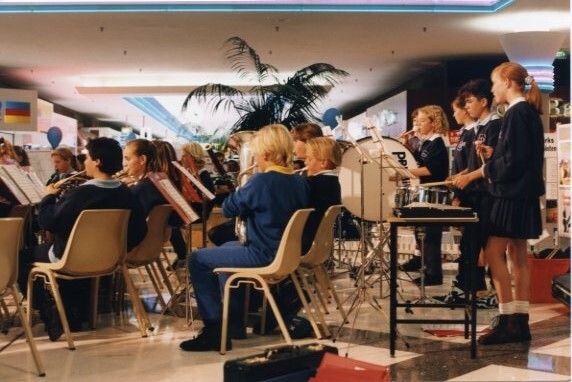 Local youth band playing at Karrinyup Shopping Centre photograph 5
