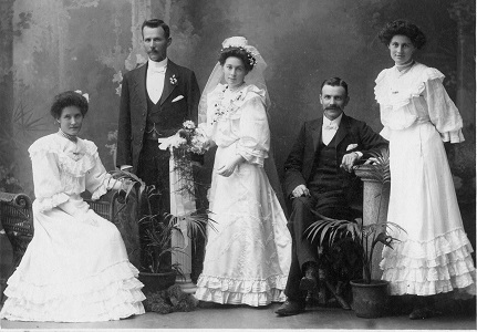 Wedding of Jane Gibson and James Milne Okely
