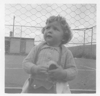 Christine Reston at Paringa Flats c1948