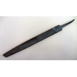 Metal rasp with curved handle tip