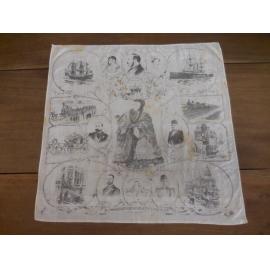 Queen Victoria commemorative handkerchief