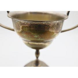 Trophy silver cup 1947 Mrs PR Gillam