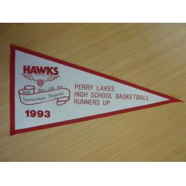 Perry Lakes Basketball Runners Up flag