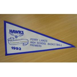 Perry Lakes High School Basketball Premiers flag 1993