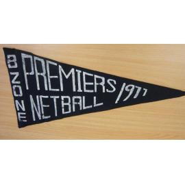 Scarborough Senior High School 1977 Netball Premiers flag