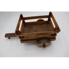 Wooden toy cart