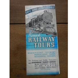 Railway tours of Western Australia 1937 to 1938 issue pamphlet