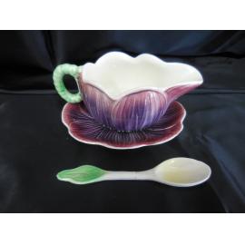 Sauce dish with saucer 