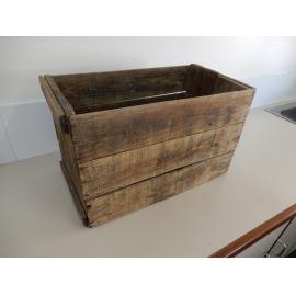 Market garden wooden crate