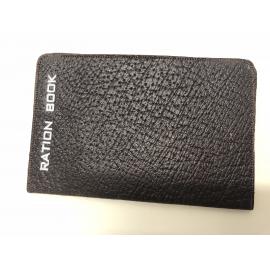 World War Two ration voucher holder with vouchers