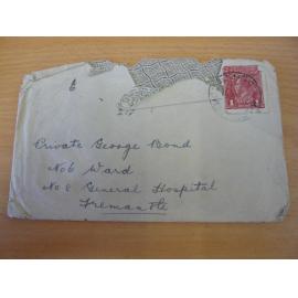 Envelope addressed to Private George Bond