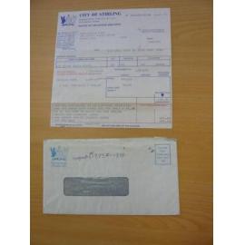 City of Stirling rates 1983 and envelope