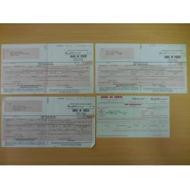 Four Shire of Perth dog registration receipts