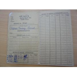 Agnes Bond pensioner entitlement card