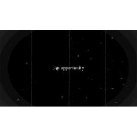 An Opportunity Not to be Missed 