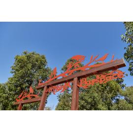 Birdlife on Branches Hybrid Leaf and Flower by Daniel Mark Iley