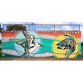 Rainbow Bee Eater by Kerise Delcoure