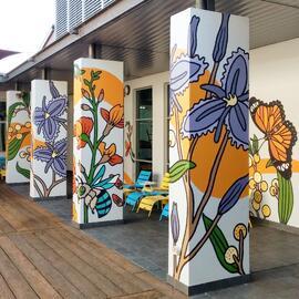 The Garden and the Arches by Mel McVee