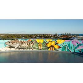 From Swamp to Sea Mural by Brenton See
