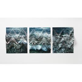 Wave Triptych by Jennie Nayton