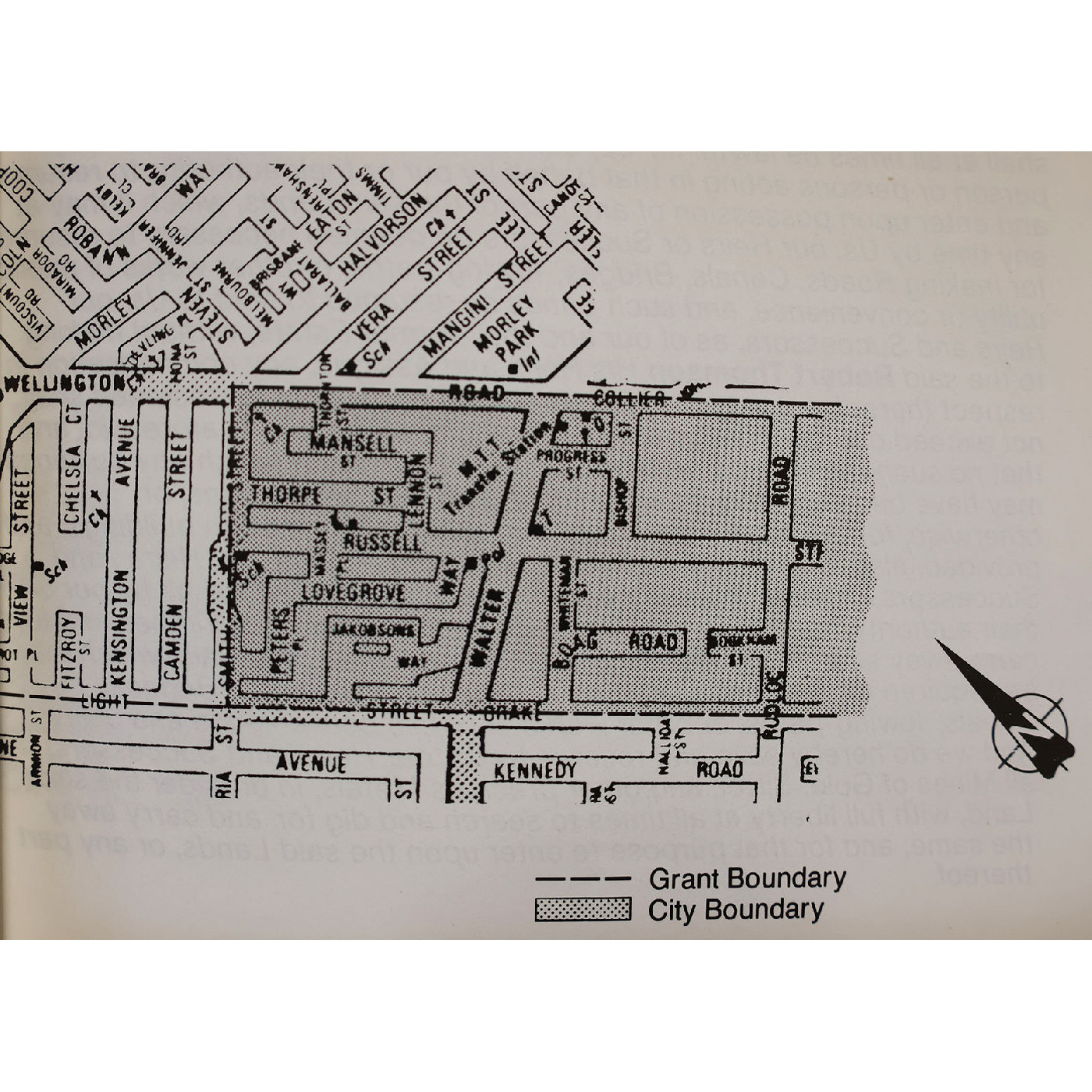 Crown Grant Location T Swan 